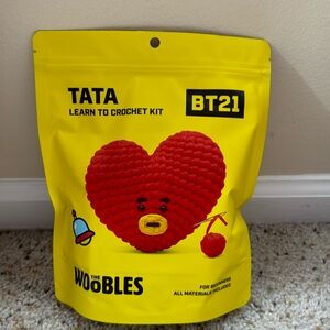 NIB Woobles BT21 Crochet Kit - Tata